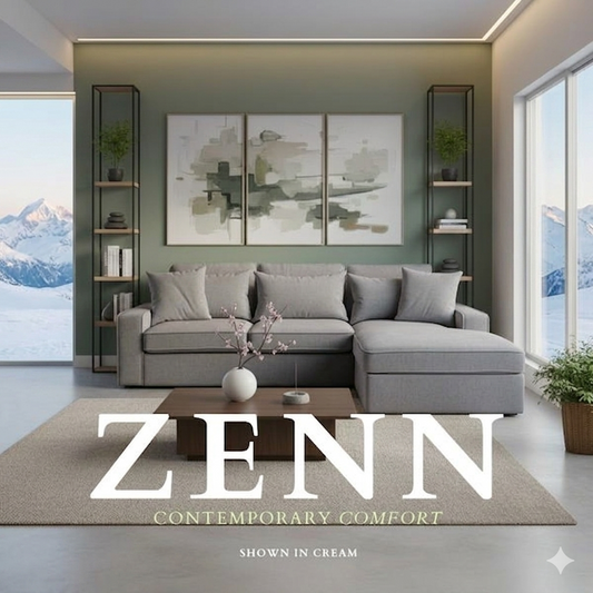 Zenn Corner Fabric Sofa