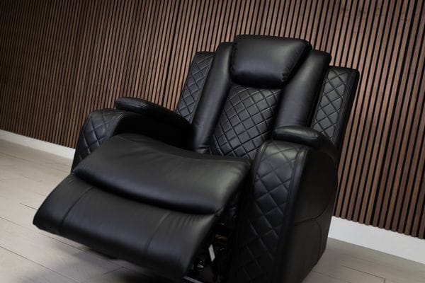 Ashbyrne Leather Electric Recliner Sofa