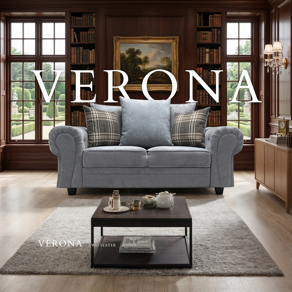 Verona Scatteredback Fabric Sofa Set