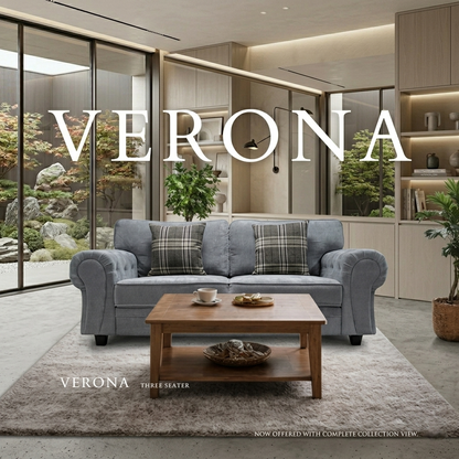 Verona Fullback Fabric Sofa Set