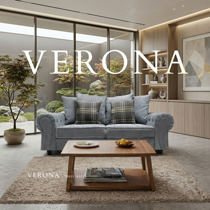 Verona Scatteredback Fabric Sofa Set
