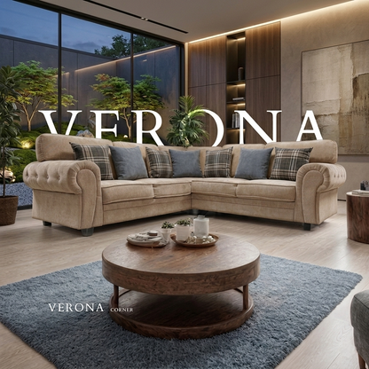 Verona Fullback Fabric Sofa Set
