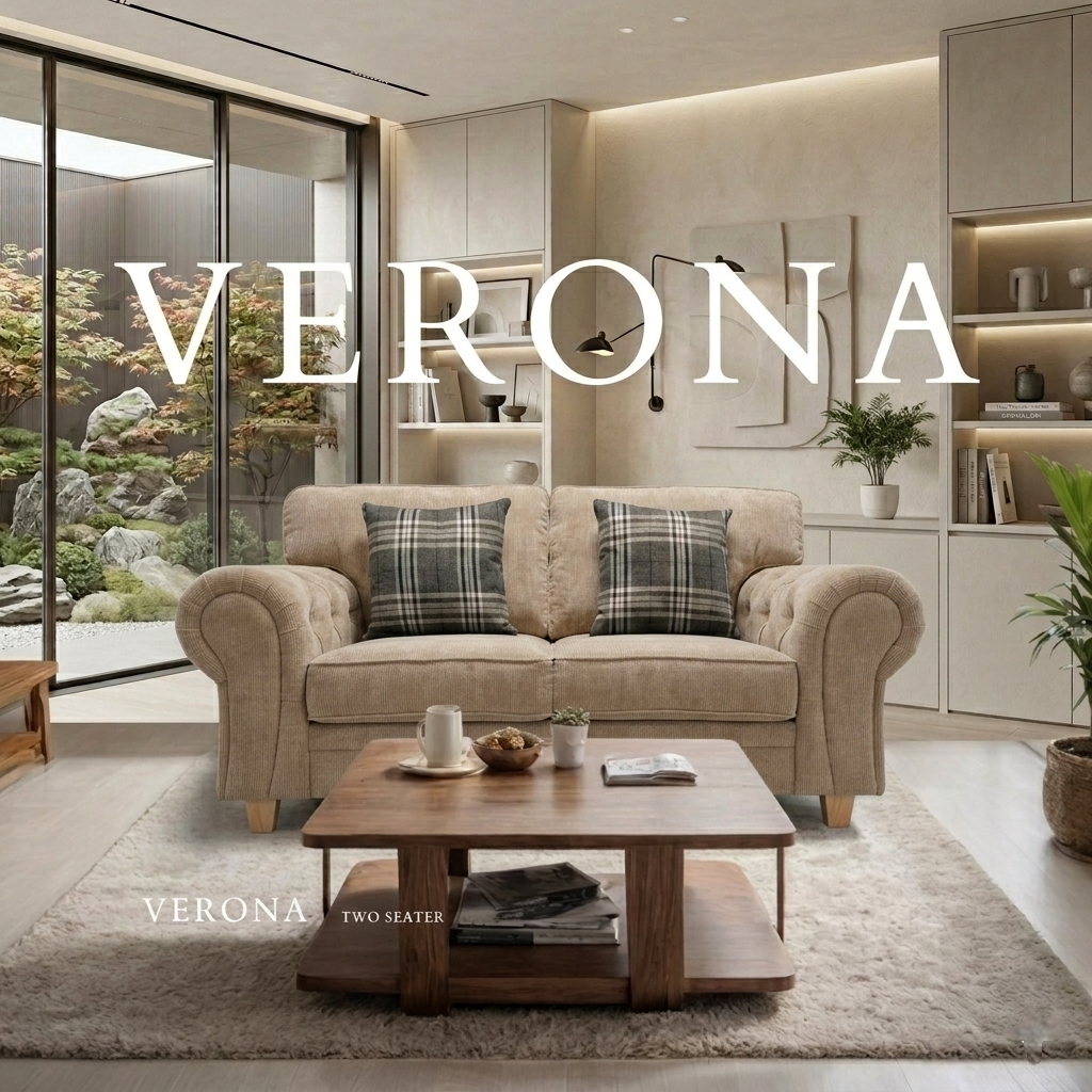 Verona Fullback Fabric Sofa Set