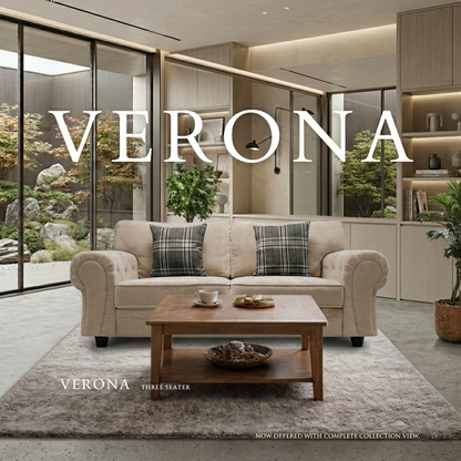 Verona Fullback Fabric Sofa Set
