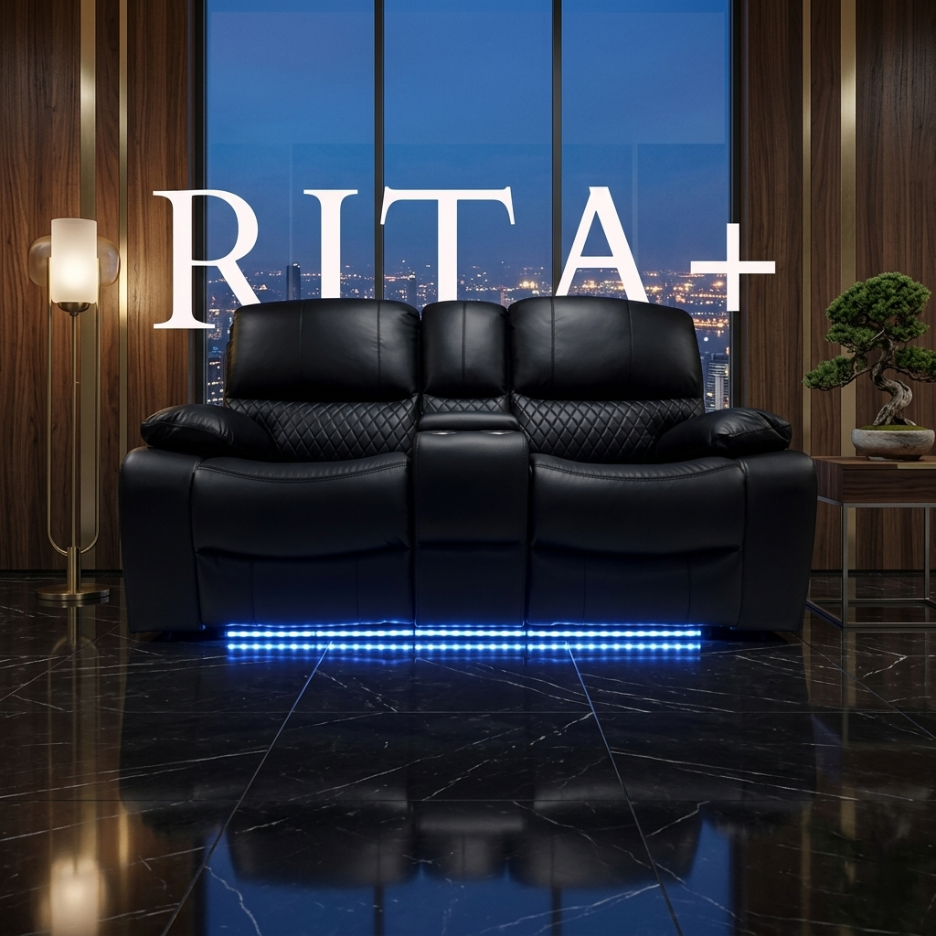 Rita Plus Leather Electric Recliner Sofa