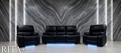 Rita Plus Leather Electric Recliner Sofa