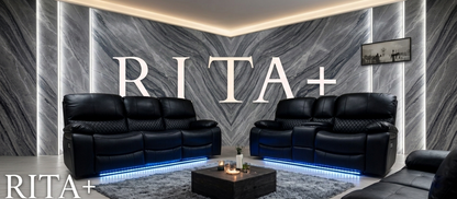 Rita Plus Leather Electric Recliner Sofa