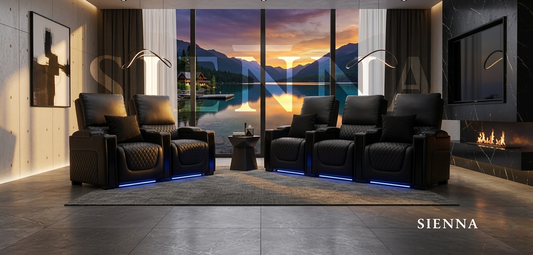 Sienna Air Leather Electric Recliner Sofa