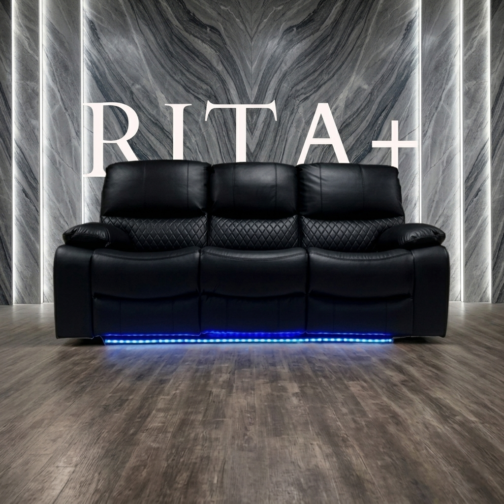 Rita Plus Leather Electric Recliner Sofa