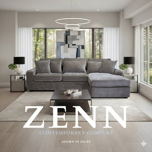 Zenn Corner Fabric Sofa