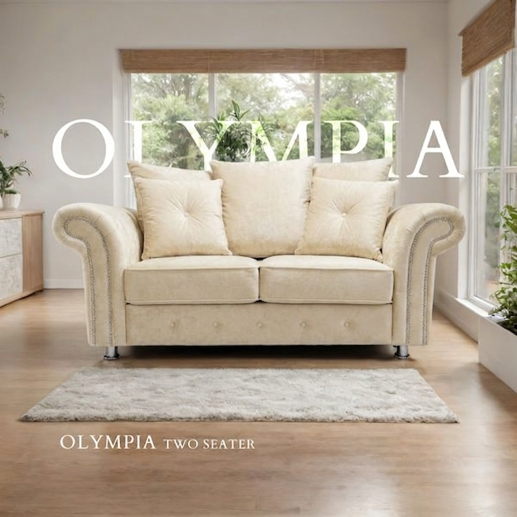 Olympia Scatterback Fabric Sofa