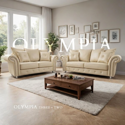 Olympia Scatterback Fabric Sofa