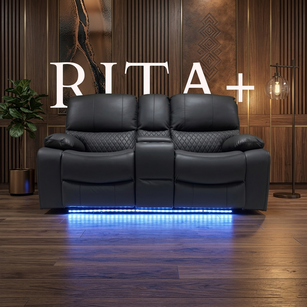 Rita Plus Leather Electric Recliner Sofa