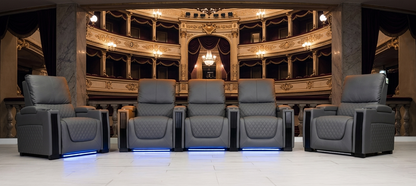 Sienna Air Leather Electric Recliner Sofa