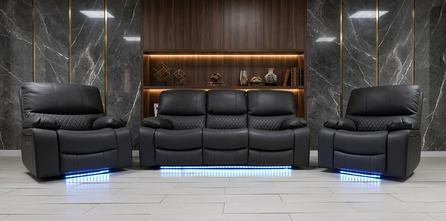 Rita Plus Leather Electric Recliner Sofa