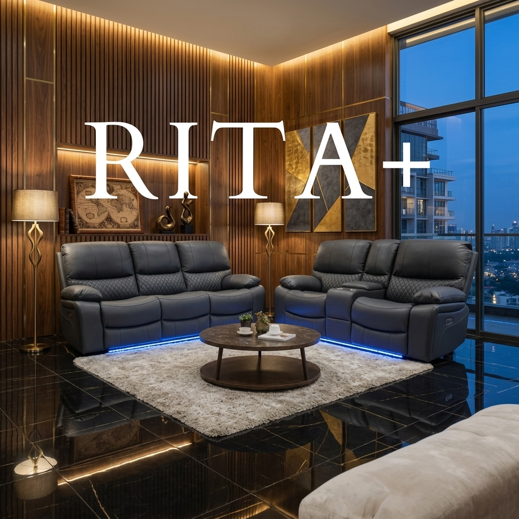Rita Plus Leather Electric Recliner Sofa