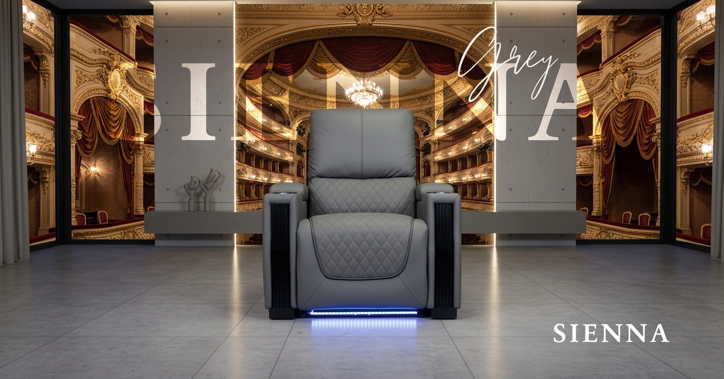 Sienna Air Leather Electric Recliner Sofa