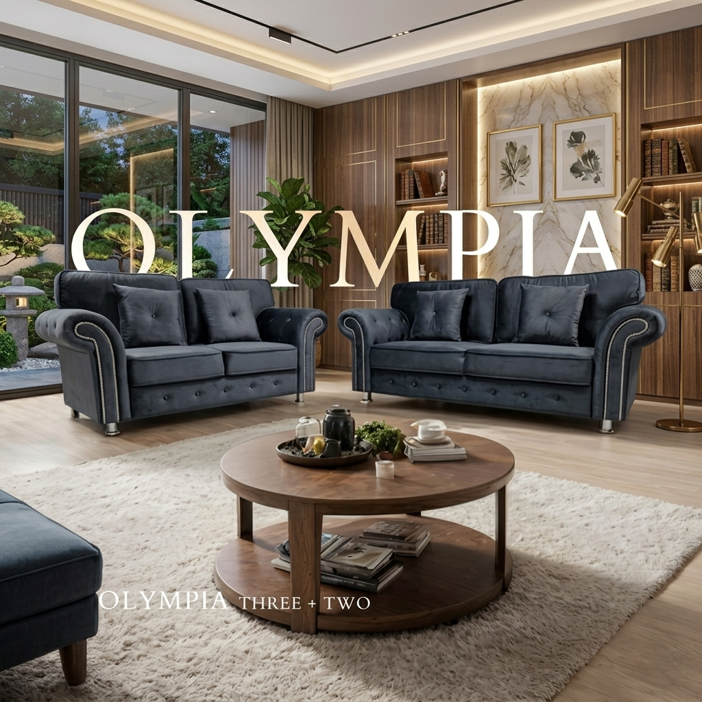 Olympia Fullback Fabric Sofa