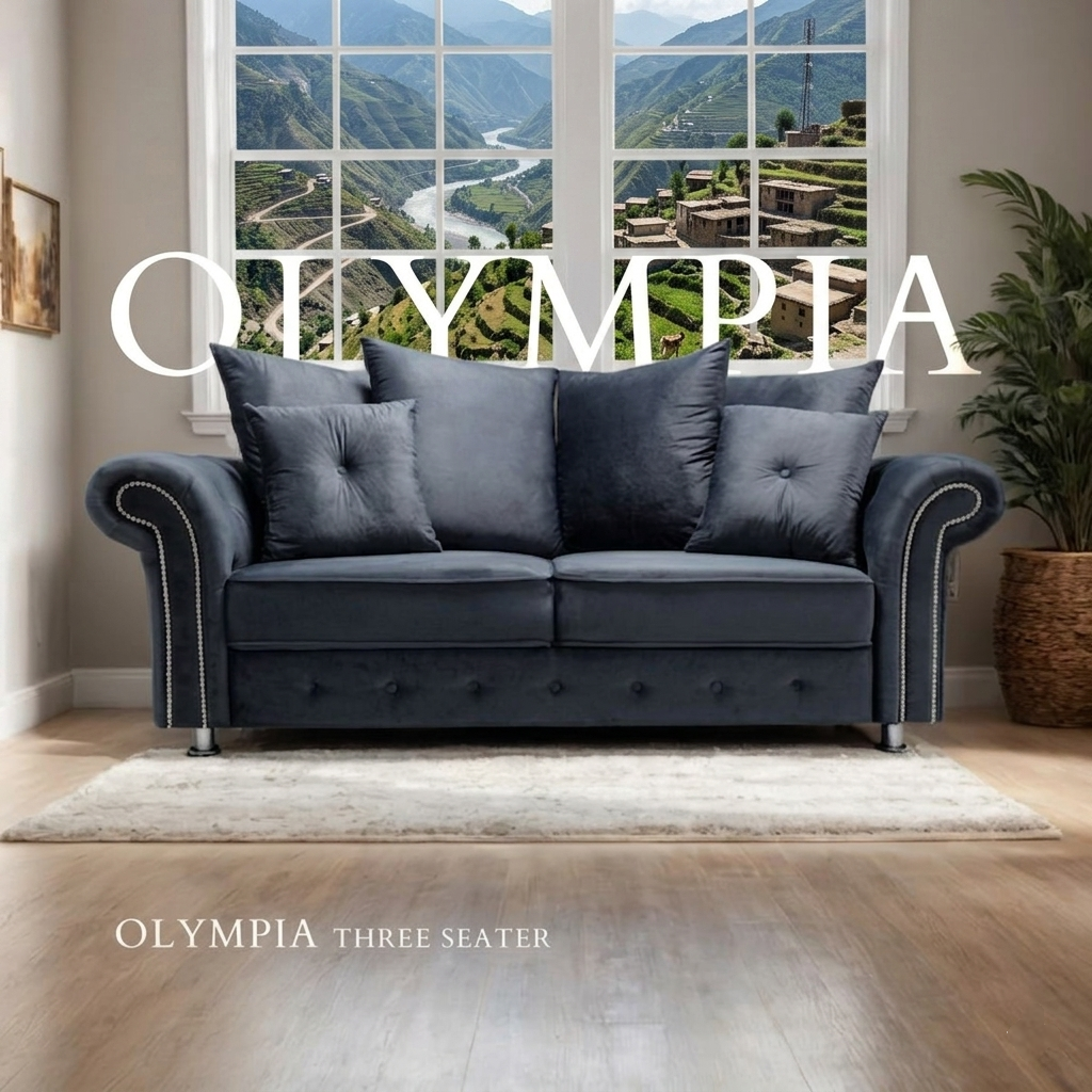 Olympia Scatterback Fabric Sofa