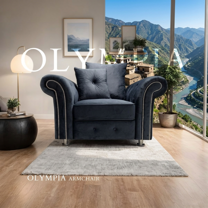 Olympia Scatterback Fabric Sofa