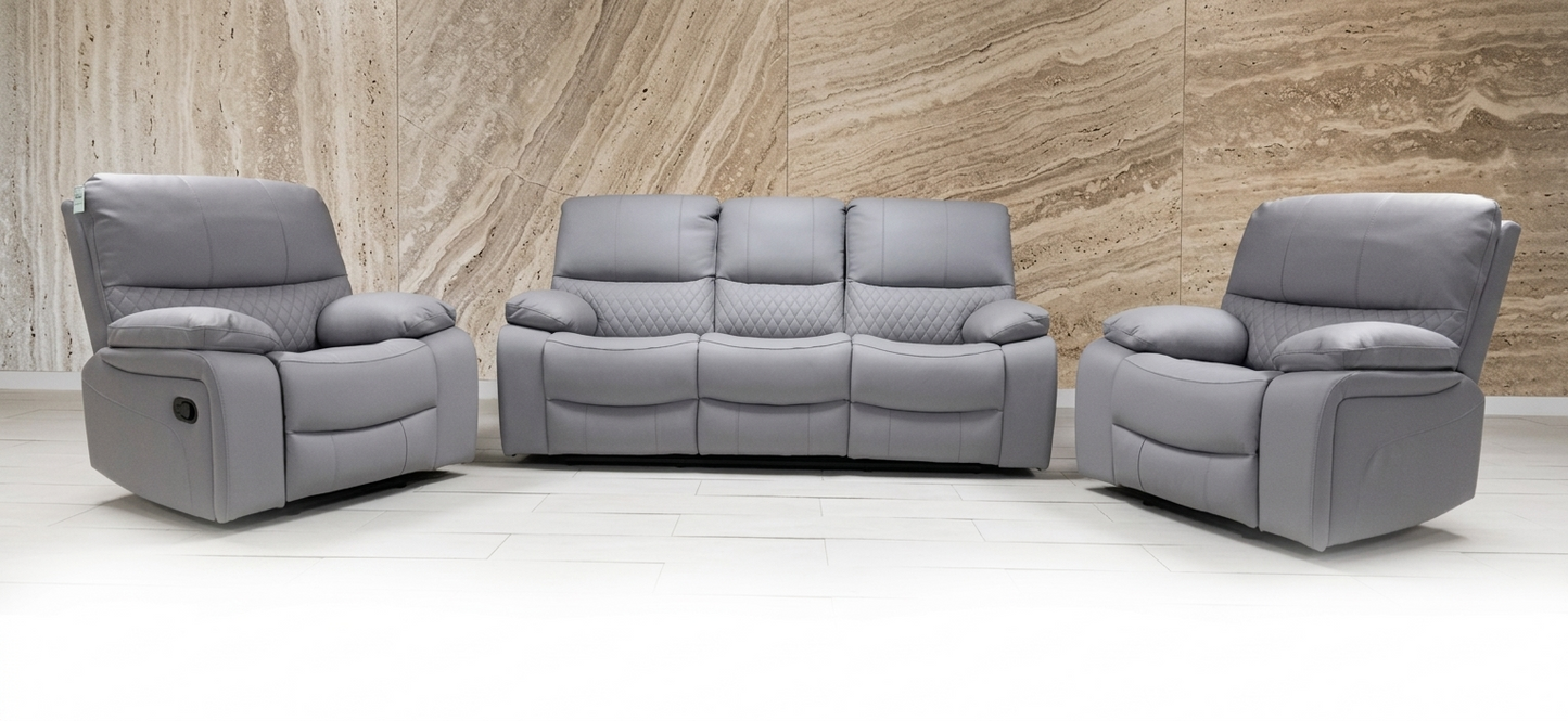 Rita Leather Manual Recliner Sofa