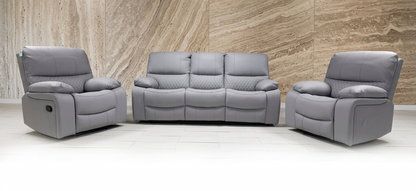 Rita Leather Manual Recliner Sofa