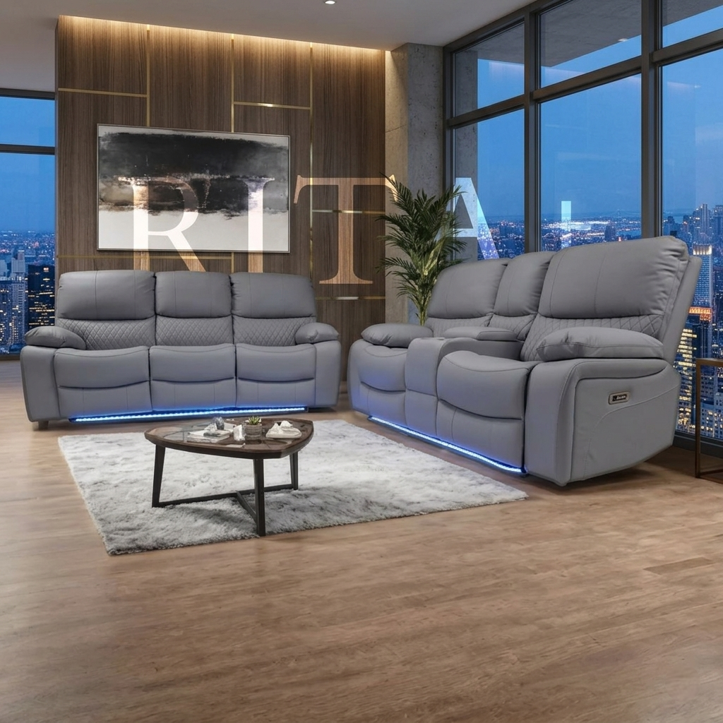 Rita Plus Leather Electric Recliner Sofa