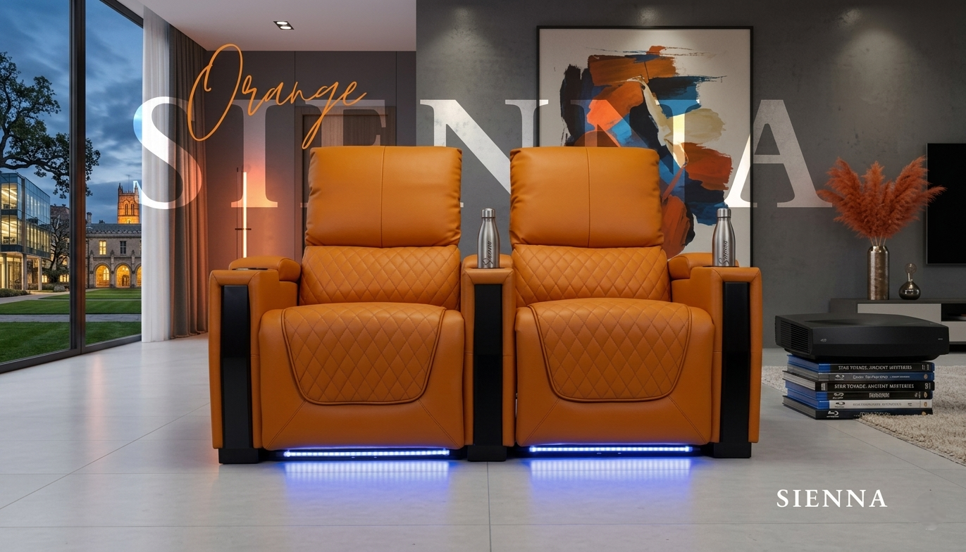 Sienna Air Leather Electric Recliner Sofa