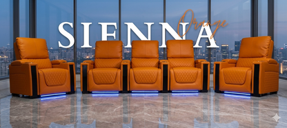 Sienna Air Leather Electric Recliner Sofa