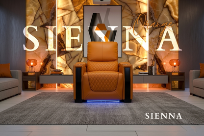 Sienna Air Leather Electric Recliner Sofa