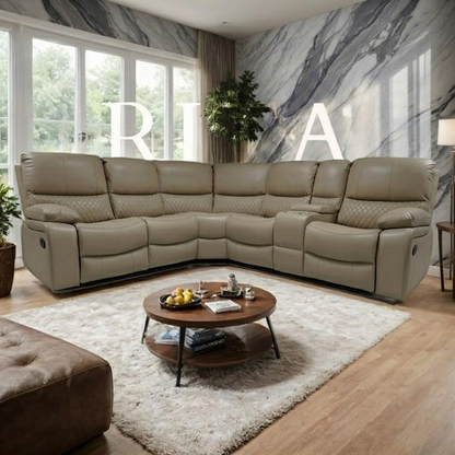 Rita Leather Manual Recliner Sofa