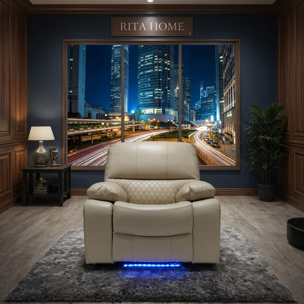 Rita Plus Leather Electric Recliner Sofa