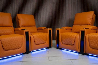 Sienna Air Leather Electric Recliner Sofa