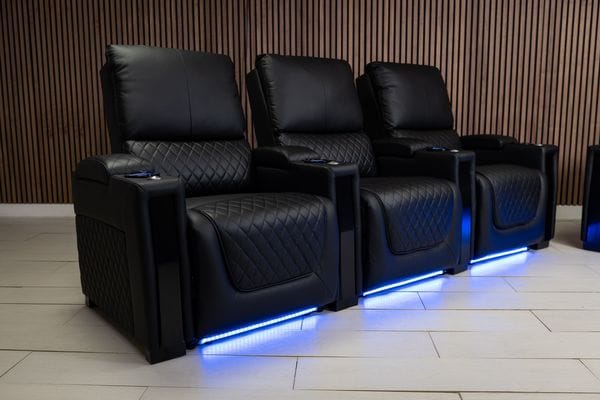 Sienna Air Leather Electric Recliner Sofa
