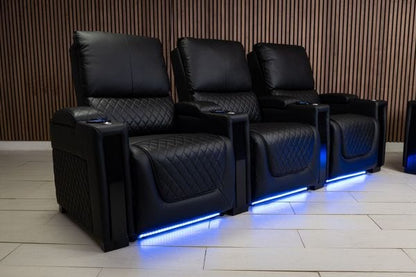 Sienna Air Leather Electric Recliner Sofa
