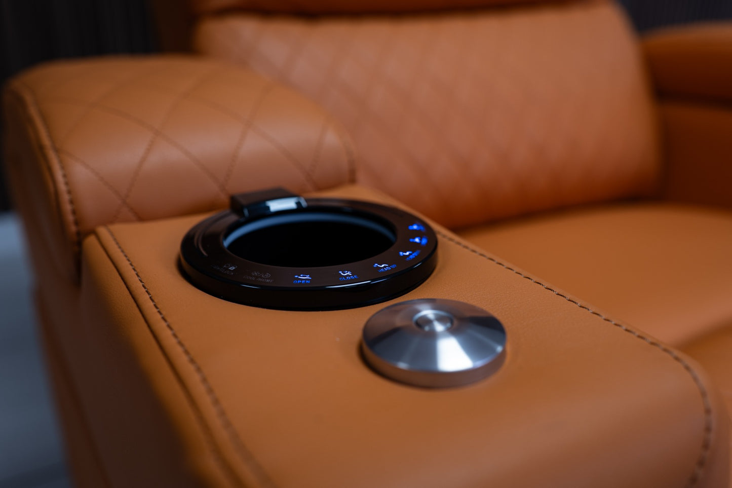 Sienna Air Leather Electric Recliner Sofa
