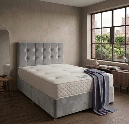 Hilton Cubed Headboard Divan Bed