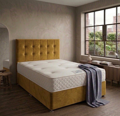 Hilton Cubed Headboard Divan Bed