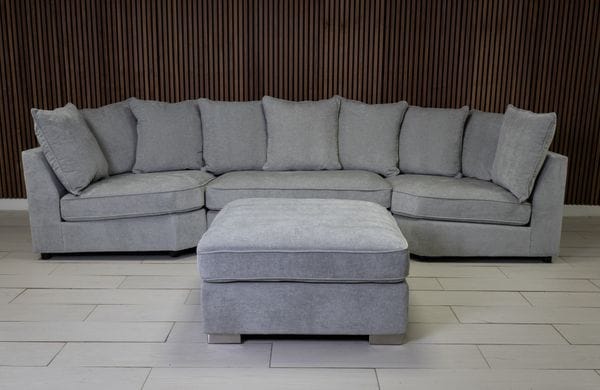 Easton Scatterback U Shape Fabric Sofa
