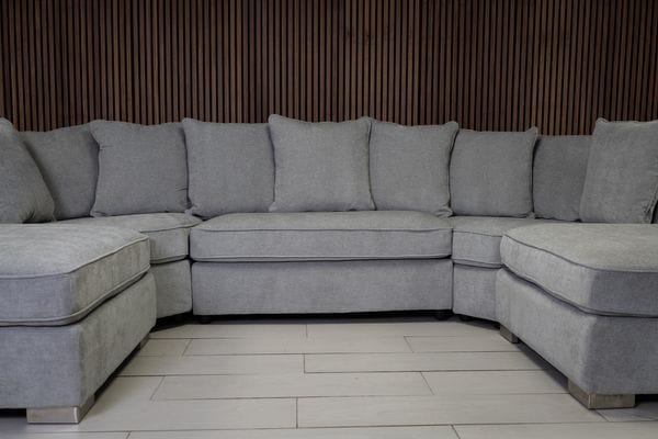 Easton Scatterback U Shape Fabric Sofa