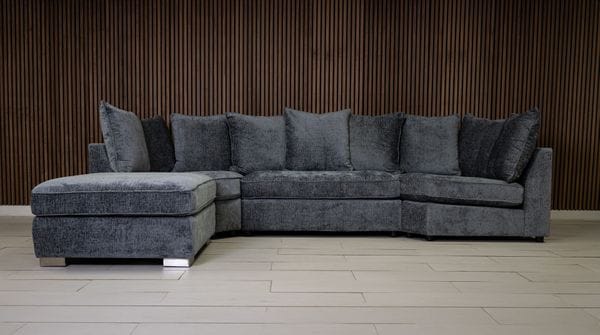 Easton Scatterback U Shape Fabric Sofa