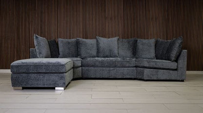 Easton Scatterback U Shape Fabric Sofa