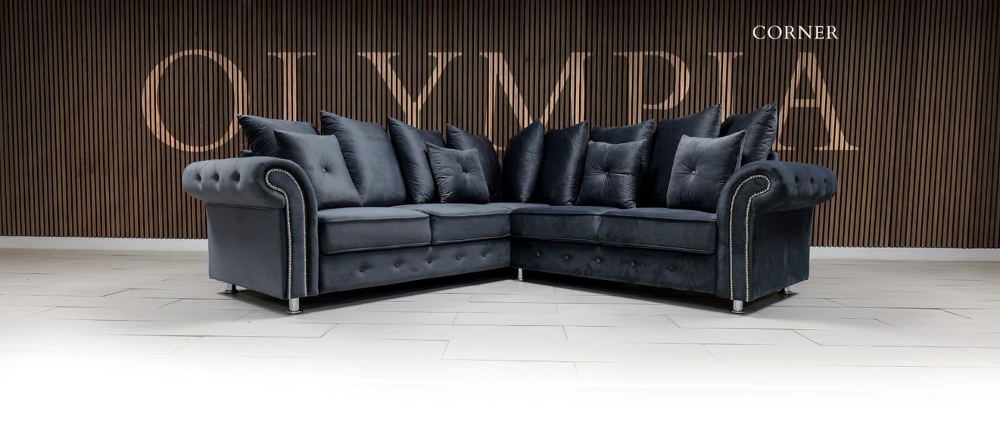 Olympia Scatterback Fabric Sofa