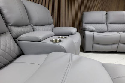 Rita Leather Manual Recliner Sofa