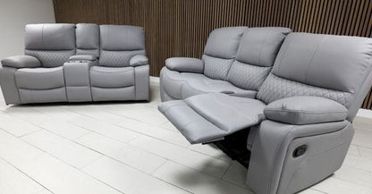 Rita Leather Manual Recliner Sofa