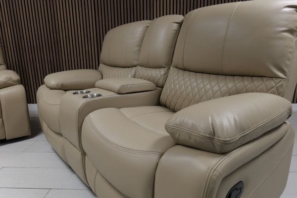 Rita Leather Manual Recliner Sofa