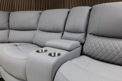 Rita Leather Manual Recliner Sofa