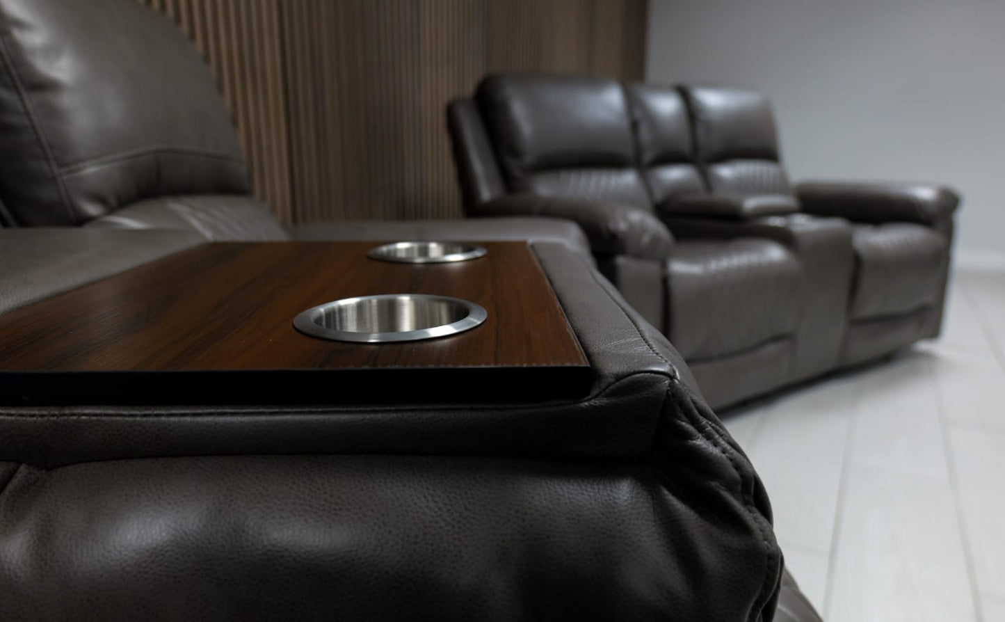Roman Air Leather Manual Recliner Sofa