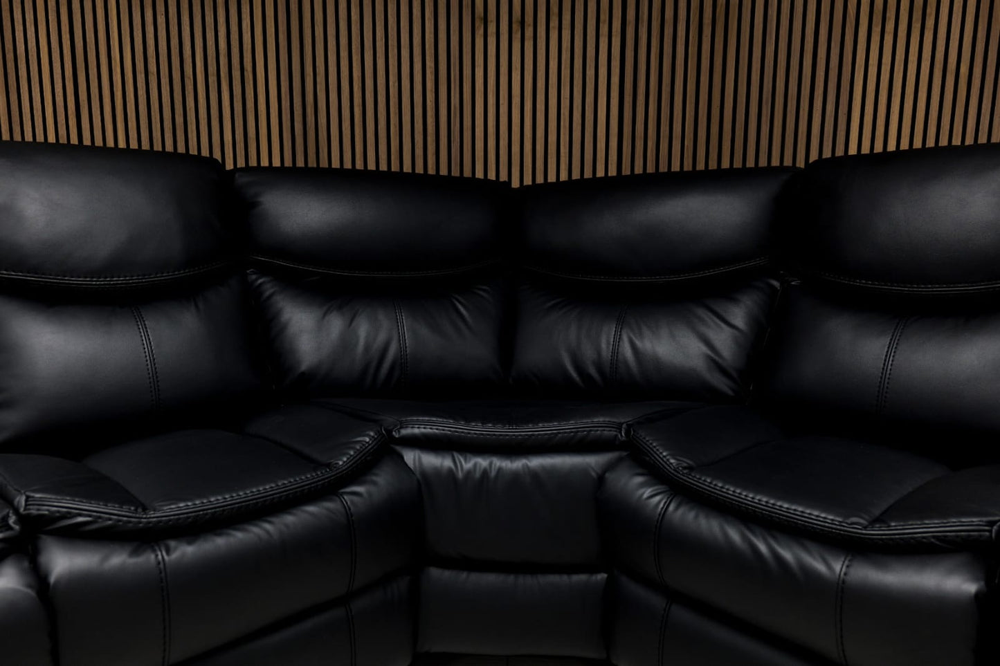 Valerie Air Leather & Grey Technology Fabric Manual Recliner Sofa