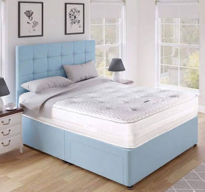 Hilton Cubed Headboard Divan Bed